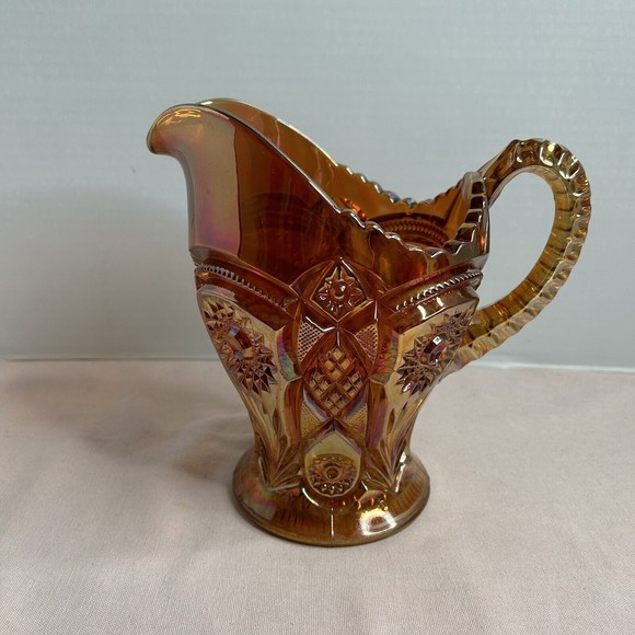 Indiana Glass Marigold Carnival Pitcher Imperial Glass